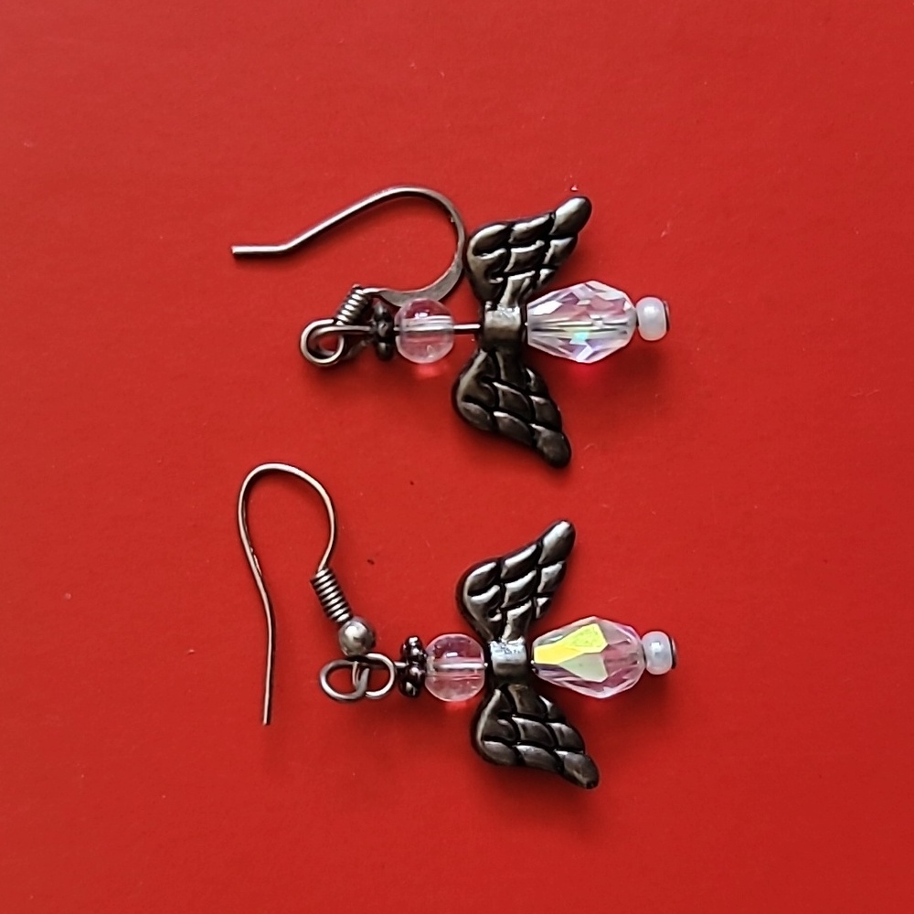 Vintage angel earrings 😇